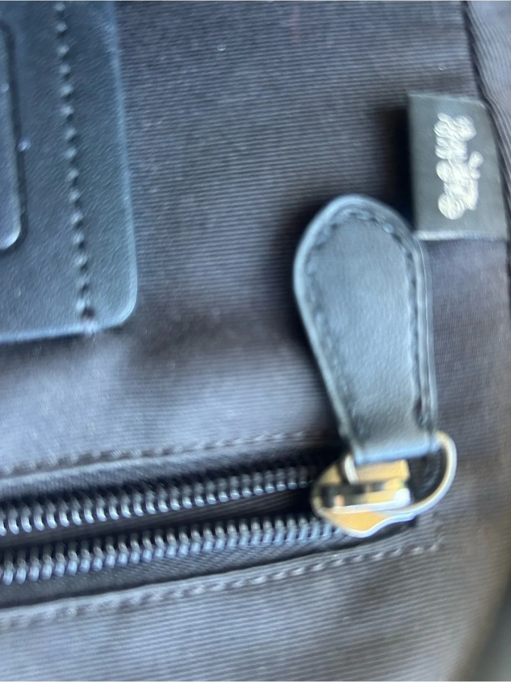 COACH Men’s Black Signature Track Pack  chest  Sling Bag